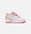 Air Jordan 3 Retro Spring Flowers Big Kids' Lifestyle Shoes - Pearl Pink/Pink Bloom/Pink Glow/Hyper Orange