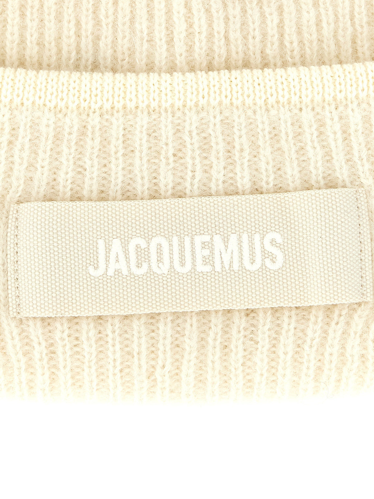 Jacquemus White Wool Beanie