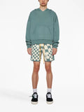 RHUDE Script logo-print knitted hoodie