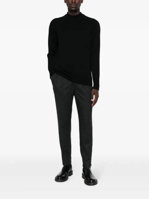 Zanone mock-neck fine-knit jumper