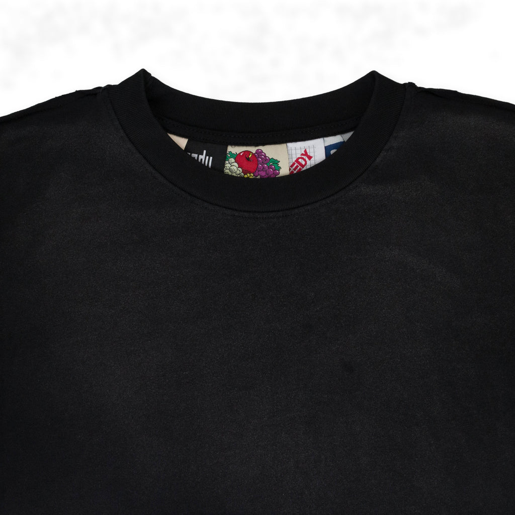 MULTI TAG BLACK T-SHIRT
