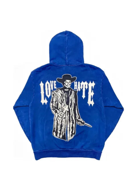 Warren Lotas Love Hate graphic-print hoodie