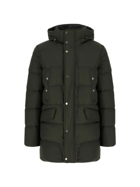 Moorer quilted hooded jacket