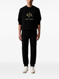 Armani Exchange logo-embroidered sweatshirt
