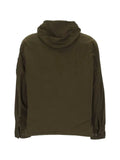 C.P. Company T-ST nylon lens hooded overshirt