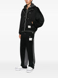 Maison MIHARA YASUHIRO logo-patch zip-up jacket