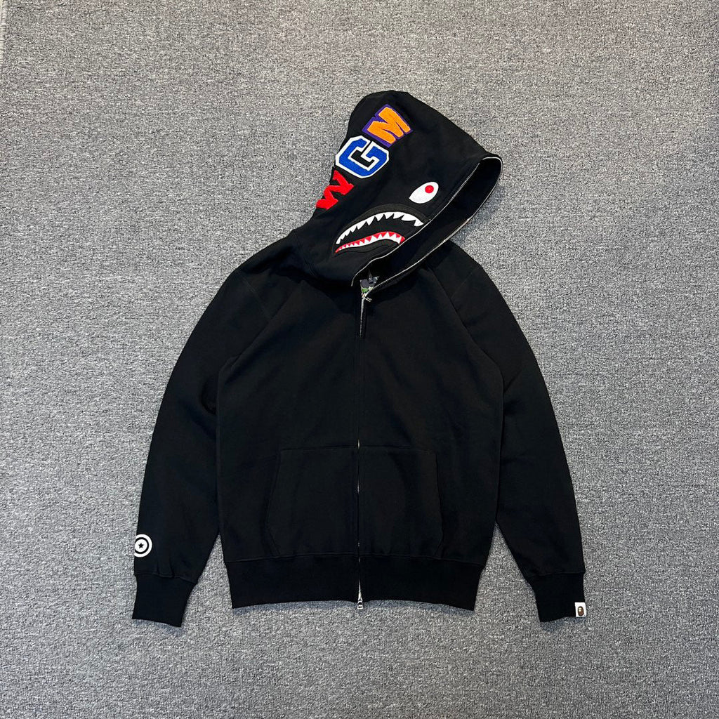 BAPE Shark Full-Zip Hoodie — Solid