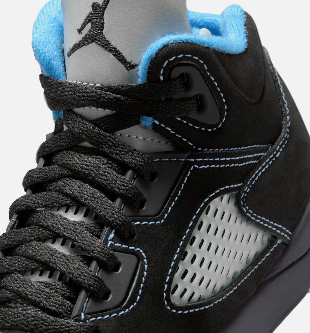 Air Jordan 5 Retro Black Carolina Preschool Lifestyle Shoe