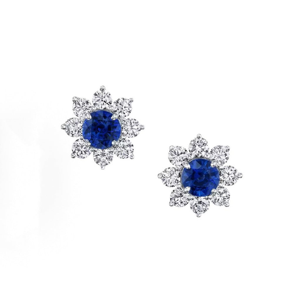 Harry Winston Style Sunflower Cubic Zirconia Necklace